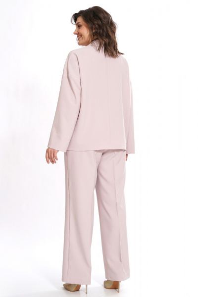 Брюки, жакет Alani Collection 2437 пудра - фото 5
