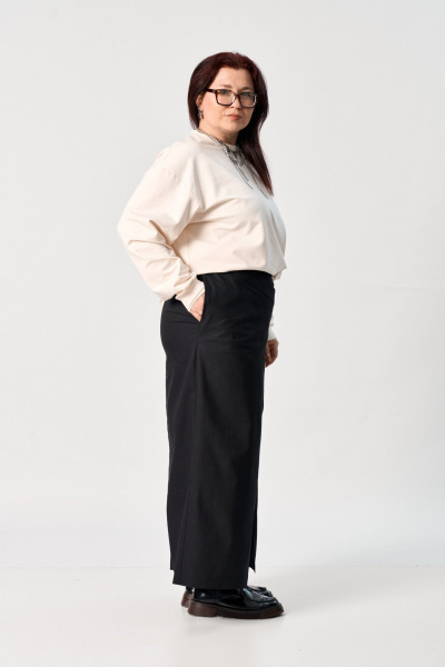 Свитшот GRATTO 4467 кремовый - фото 7