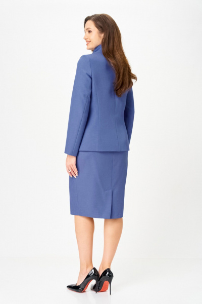 Жакет, юбка LeNata 20303 темно-голубой - фото 7