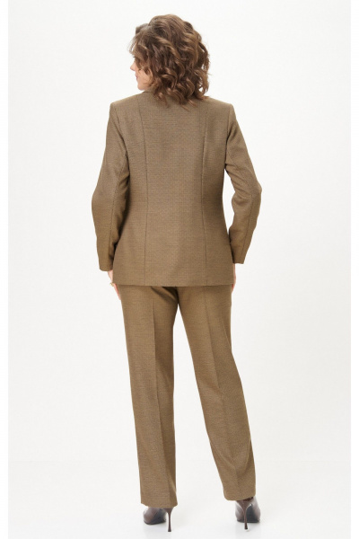 Брюки, жакет БелЭльСтиль 412-3 03 22+609-3 23 22 горчица_соты - фото 8