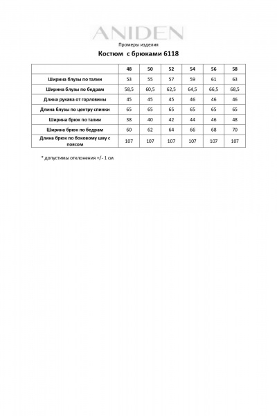 Блуза, брюки ANIDEN 6118-2 бордо - фото 10