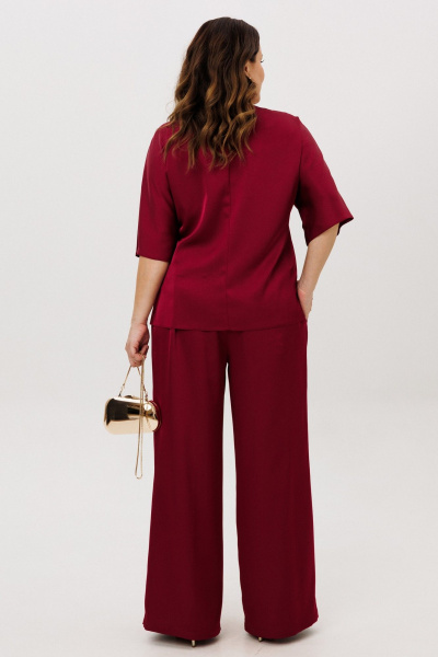 Блуза, брюки ANIDEN 6118-2 бордо - фото 9