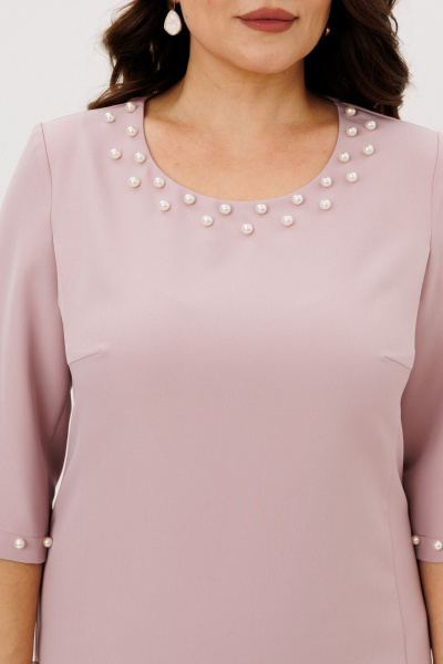 Платье ANIDEN 719-4 пудровый - фото 7