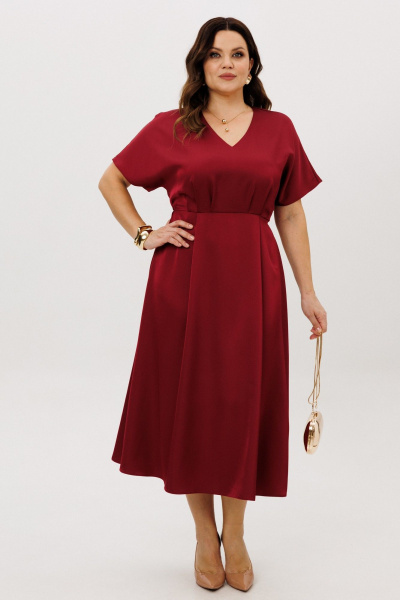 Платье ANIDEN 721-1 бордо - фото 9