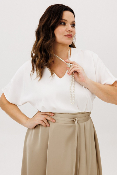 Платье ANIDEN 721-2 бежевый - фото 3