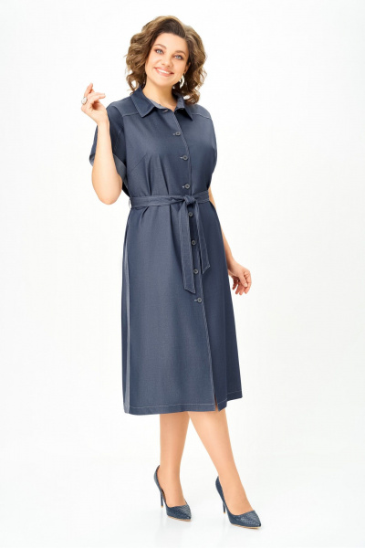 Платье DaLi 7039 джинс - фото 1