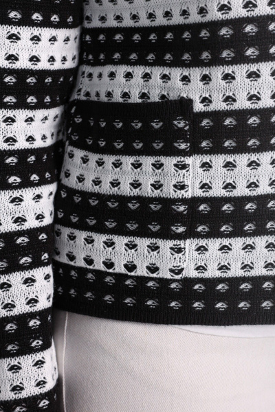 Жакет BONADI 1879 черно-белый - фото 7