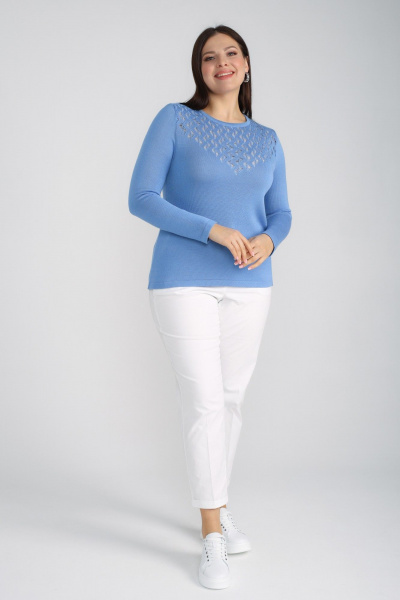 Джемпер BONADI 1959 голубой - фото 5