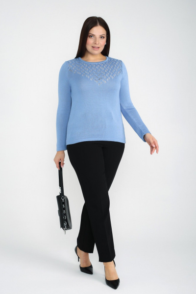 Джемпер BONADI 1959 голубой - фото 3