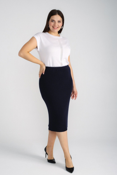 Юбка BONADI 1994 темно-синий - фото 2