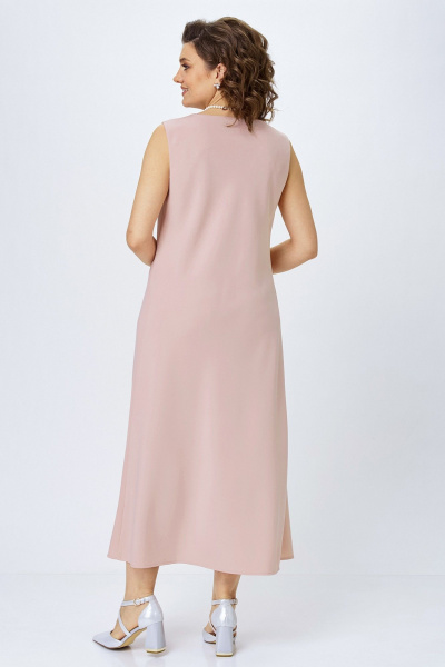 Жакет, платье Alani Collection 2514 пудра - фото 13