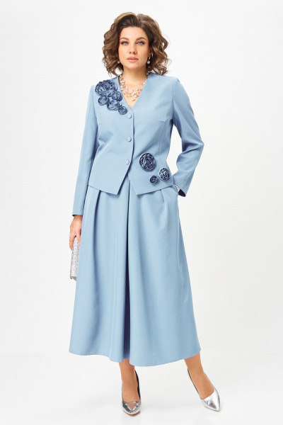 Жакет, юбка Lady Secret 25105 голубой - фото 3