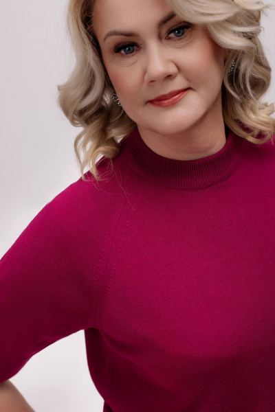 Джемпер Полесье С1205-24 5С2197-Д43 170,176 ягодный - фото 4