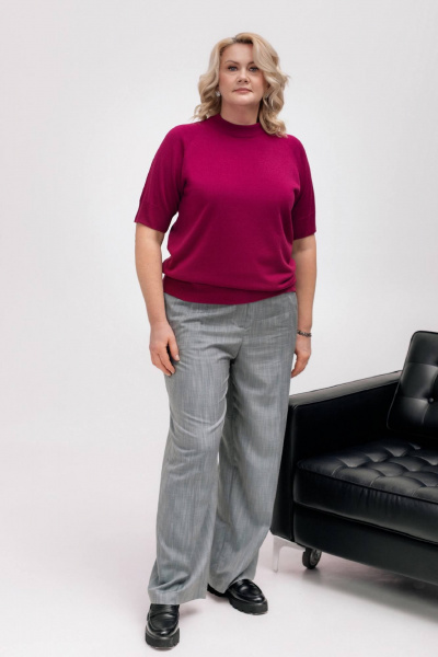 Джемпер Полесье С1205-24 5С2197-Д43 170,176 ягодный - фото 2