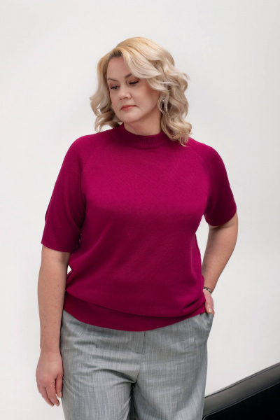 Джемпер Полесье С1205-24 5С2197-Д43 170,176 ягодный - фото 1