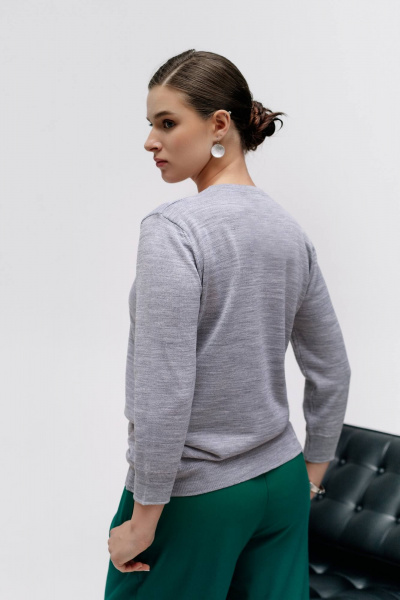 Джемпер Полесье С1245-25 5С2255-Д43 158,164 дымок_серебристый - фото 2