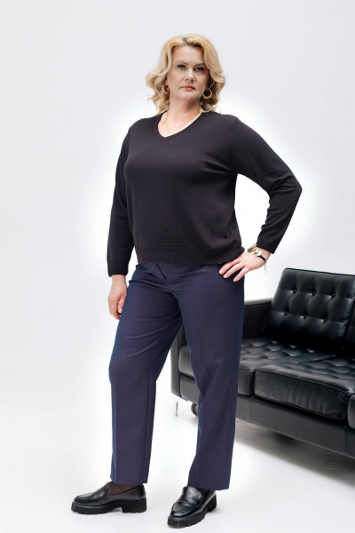 Джемпер Полесье С1366-22 2С5161-Д43 170,176 глубокий_черный - фото 2