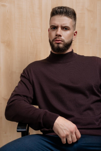 Свитер Полесье С3012-15 5С1749-Д43 182,188 изысканный_кофейный - фото 3