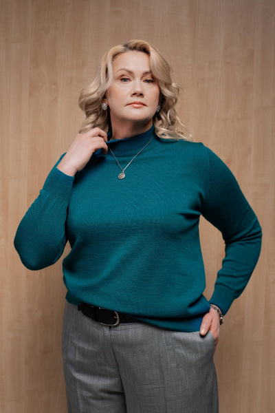 Свитер Полесье С3731-23 3С8783-Д43 170,176 т.малахит - фото 1