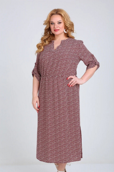Платье СиБон 0246 бордо - фото 3