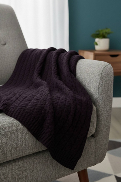 Плед Полесье С7103-23 3С3245-Д43  изысканный_кофейный - фото 2