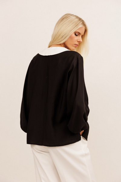 Блуза KOKOdea 20011 чёрный - фото 2