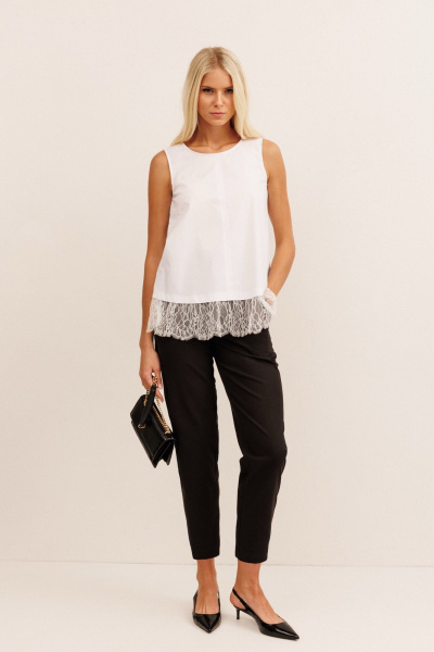 Блуза KOKOdea 20012.2 белый - фото 4