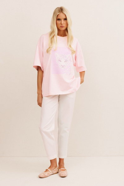 Джемпер KOKOdea 21002 розовый - фото 2