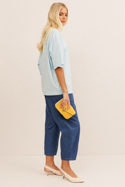 Джемпер KOKOdea 21003 голубой - фото 4