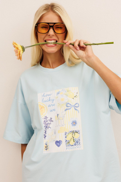 Джемпер KOKOdea 21003 голубой - фото 1