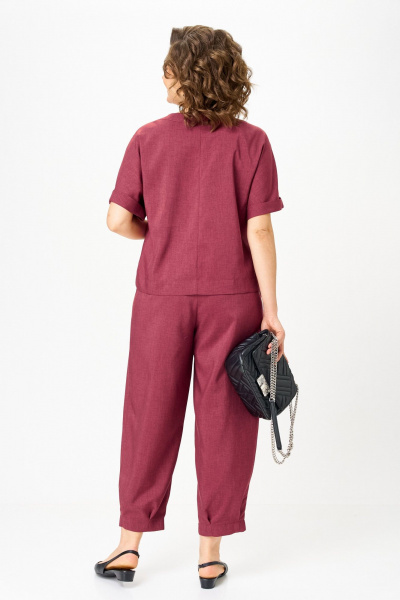 Брюки, жакет Michel chic 1337/1 рубин - фото 5