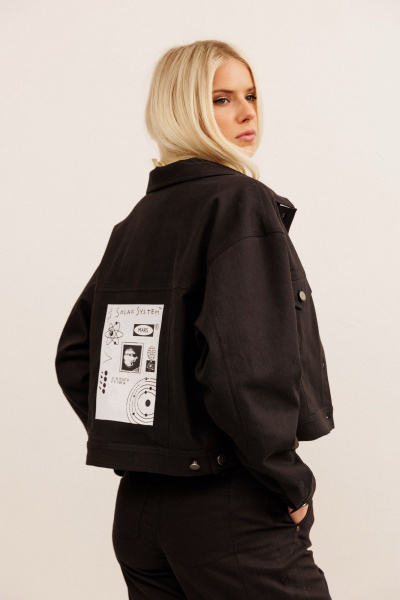 Брюки, жакет KOKOdea 30016 чёрный - фото 4