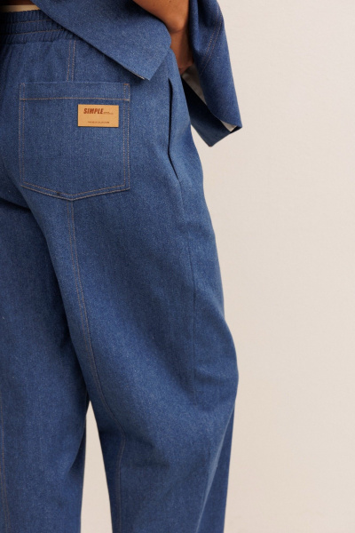 Брюки KOKOdea 50014 синий - фото 3