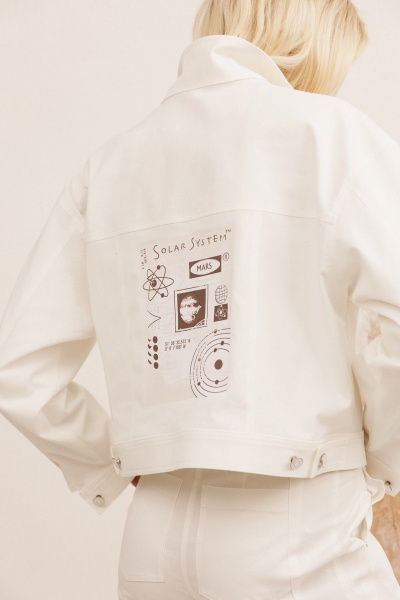Жакет KOKOdea 80006.2 молочный - фото 4