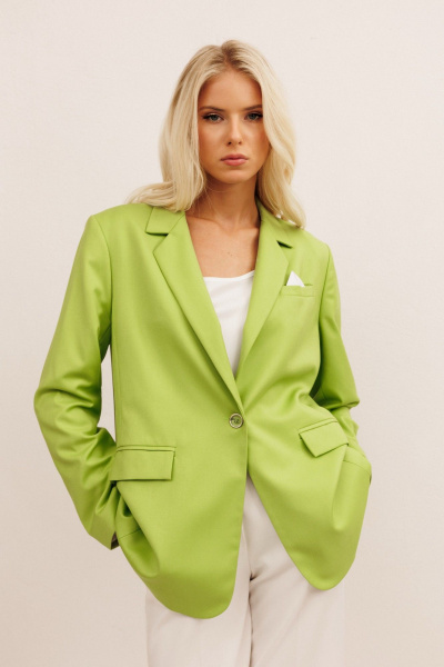 Жакет KOKOdea 80008 салатовый - фото 2