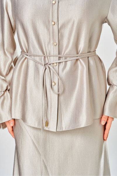 Блуза, юбка Bonna Image 1035/2 молочный - фото 6