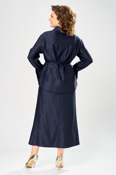 Блуза, юбка Bonna Image 1035/3 синий - фото 7