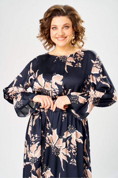 Платье Bonna Image 1043/1 синий - фото 9