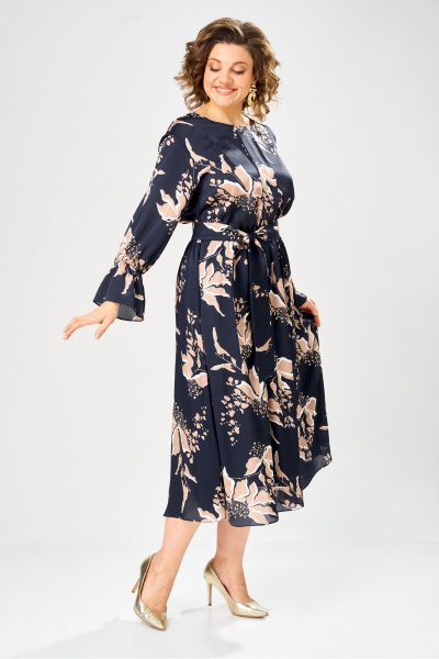 Платье Bonna Image 1043/1 синий - фото 7