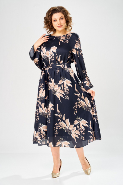 Платье Bonna Image 1043/1 синий - фото 3