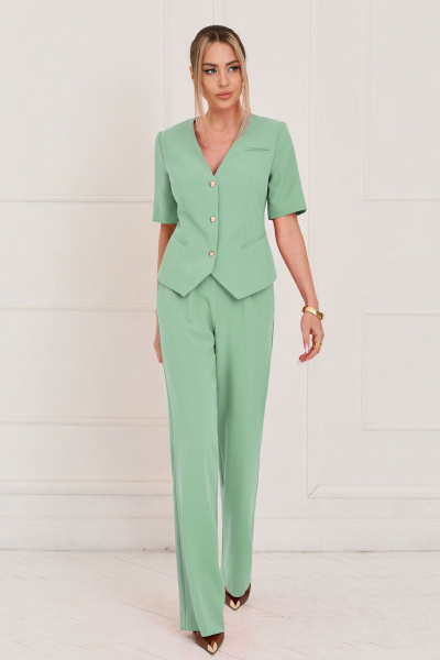Брюки, жакет Golden Valley 6711 зеленый - фото 1