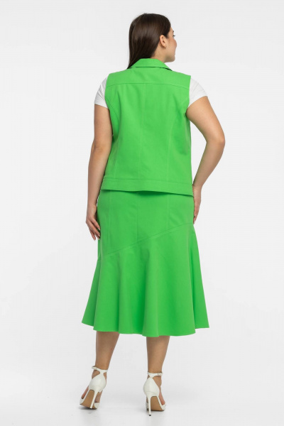 Юбка Avila 0980 зеленый - фото 4
