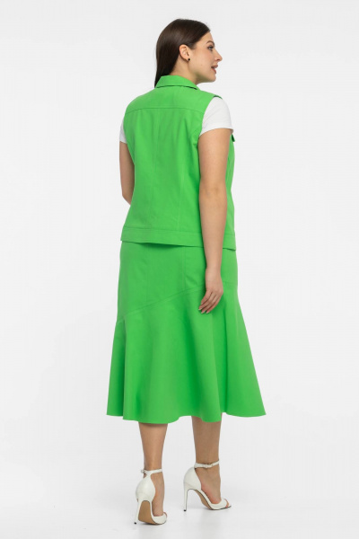 Юбка Avila 0980 зеленый - фото 3