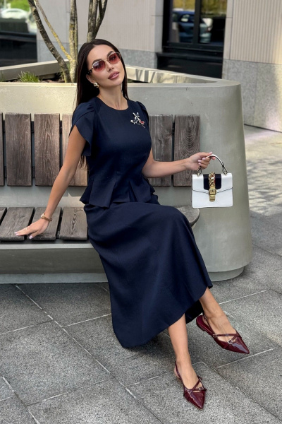 Блуза, юбка Urs 24-517-1 - фото 13