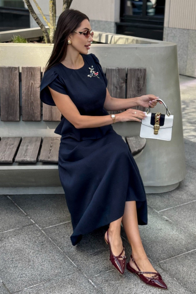 Блуза, юбка Urs 24-517-1 - фото 10