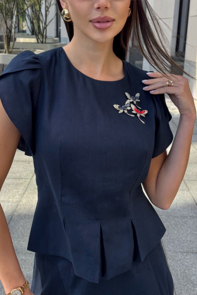 Блуза, юбка Urs 24-517-1 - фото 8