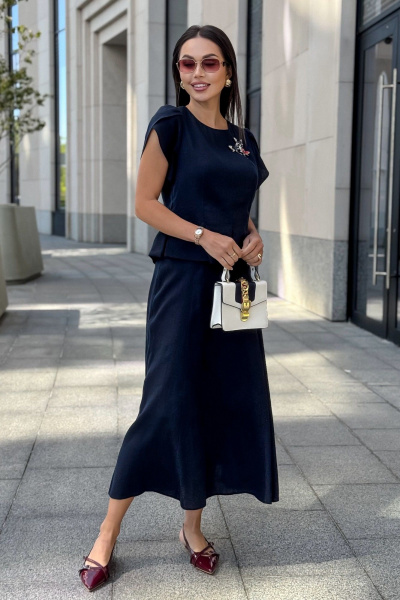 Блуза, юбка Urs 24-517-1 - фото 7