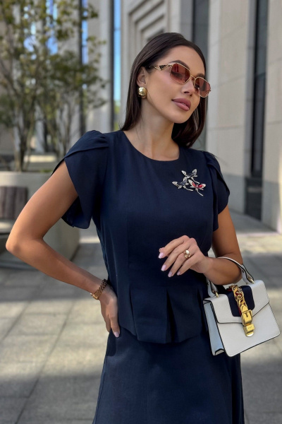 Блуза, юбка Urs 24-517-1 - фото 6