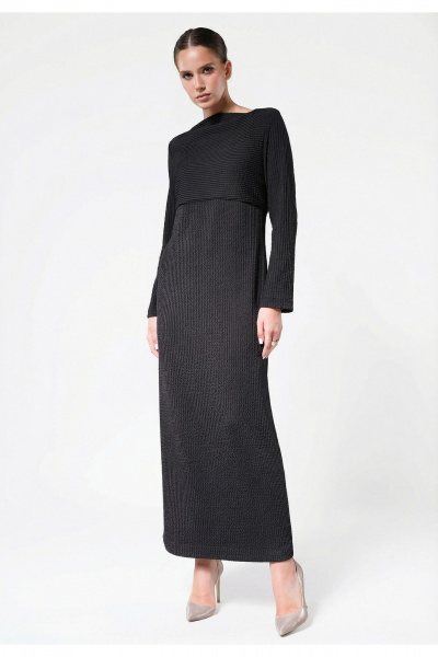 Платье Erika 7419 черный - фото 2