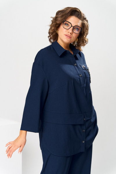 Блуза, брюки Romanovich Style 2-2554 синий - фото 9